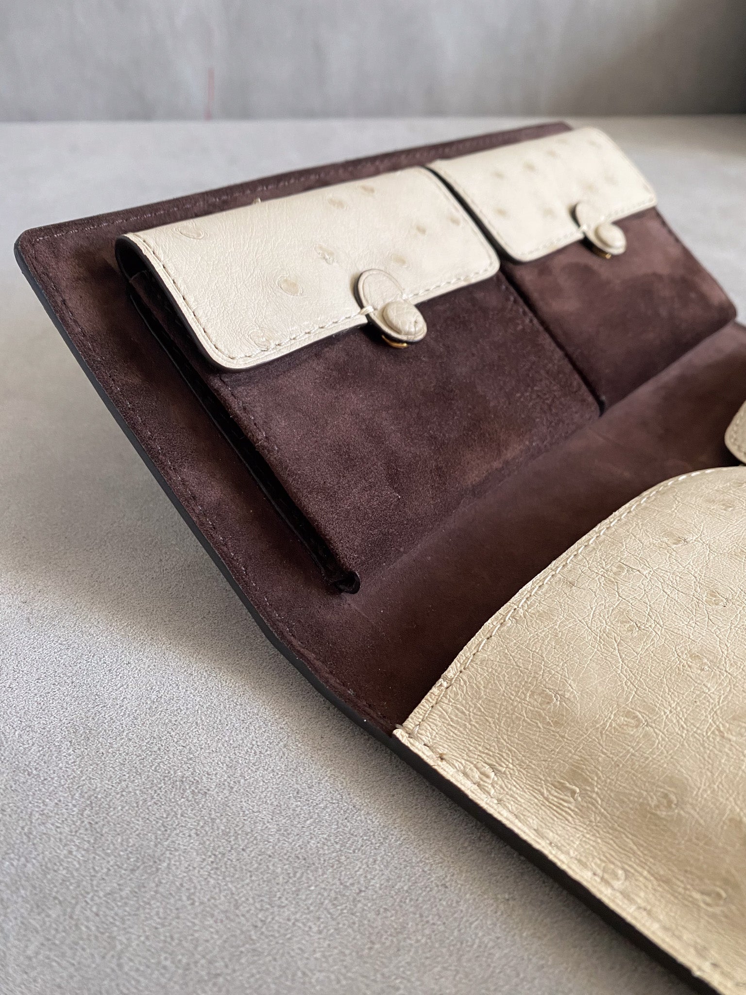 Jewelry Pouch Ostrich