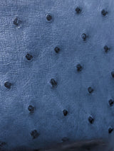 Cookie Bag 22 Autruche Bleu Storm
