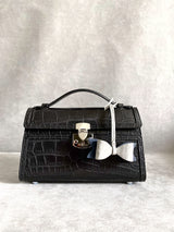 Cookie Bag 22 Croco Black