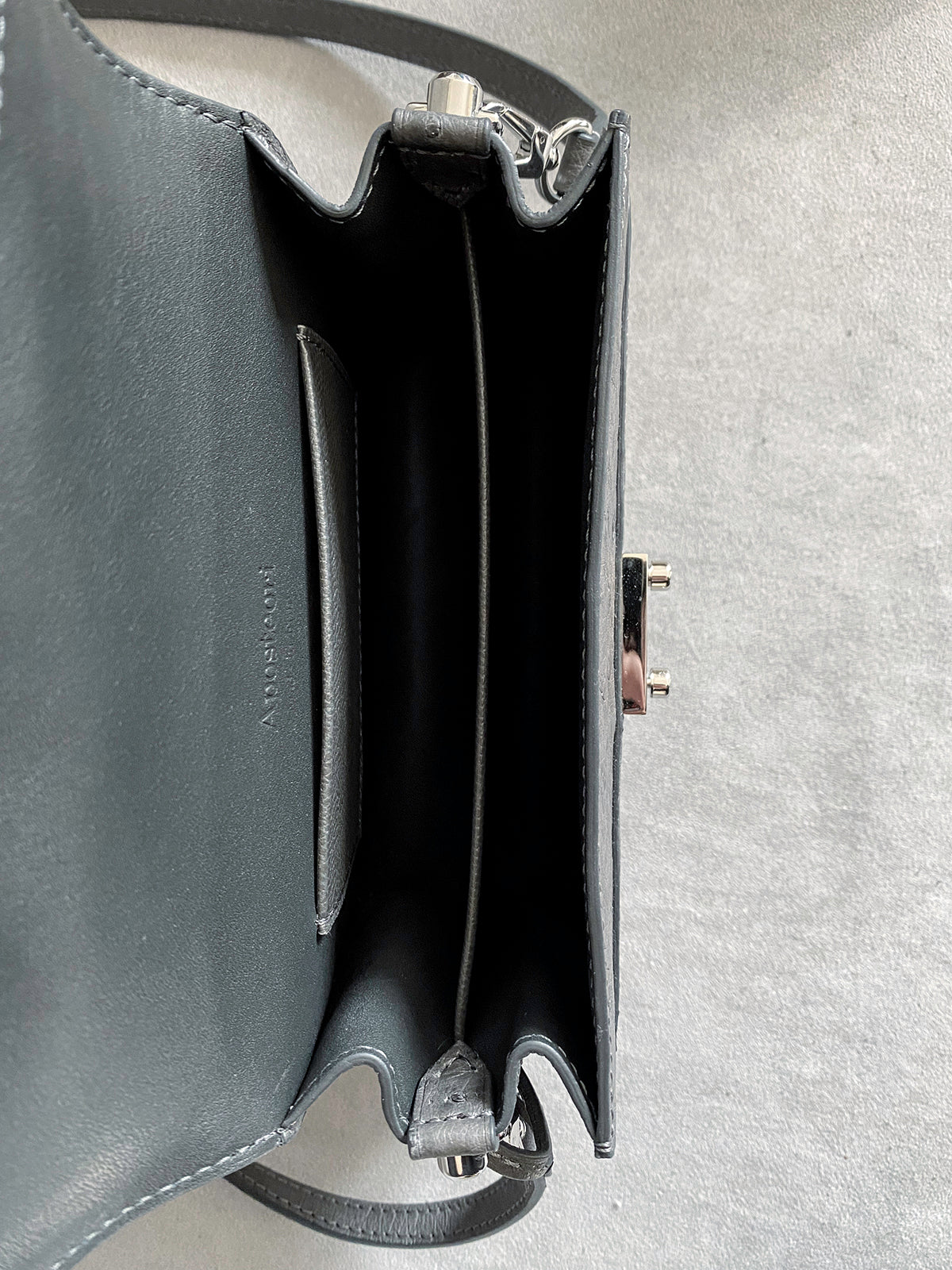 Cookie Shoulder Bag Ostrich Anthracite