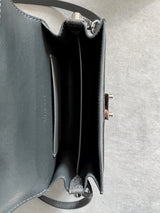 Cookie Shoulder Bag Autruche Anthracite