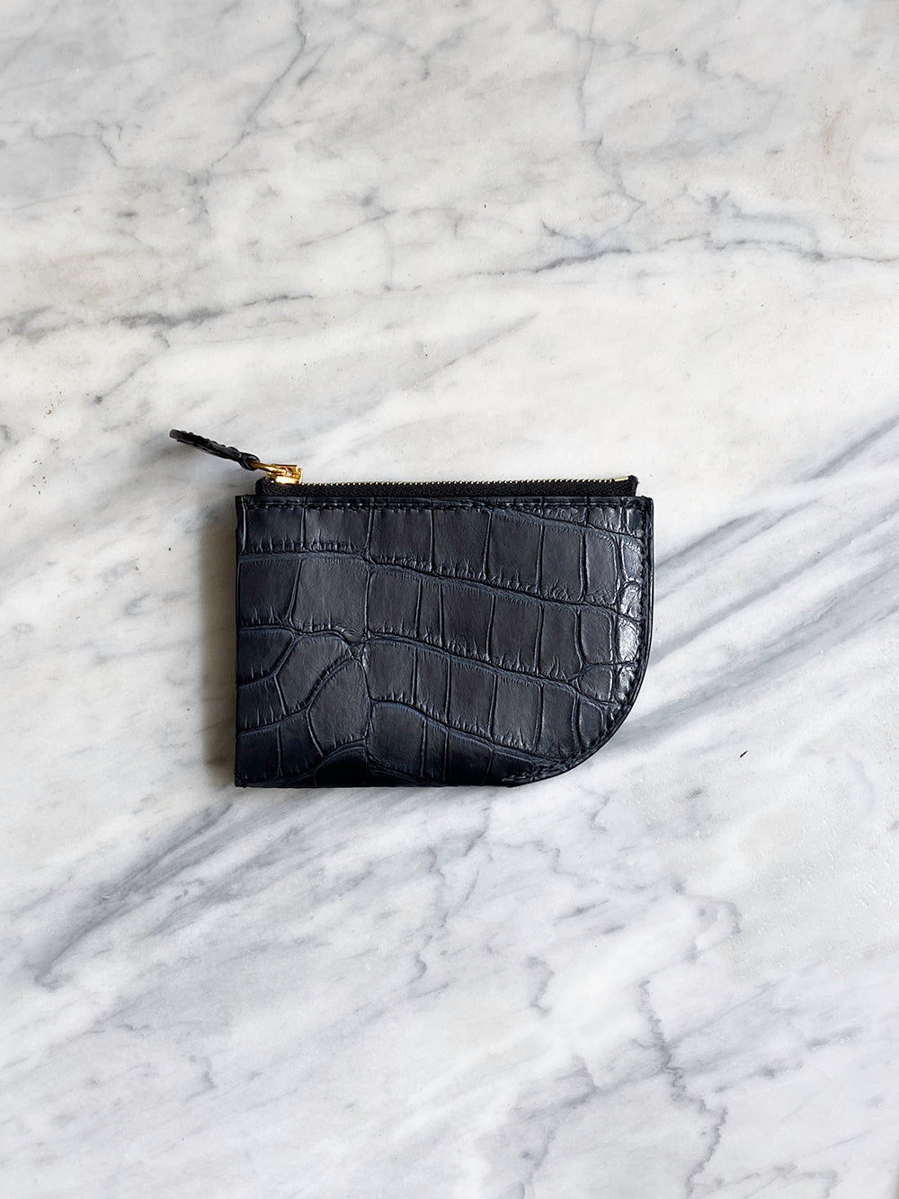 Dotty Porte-monnaie Noir/Bleu Marine GOLD – Aposteori